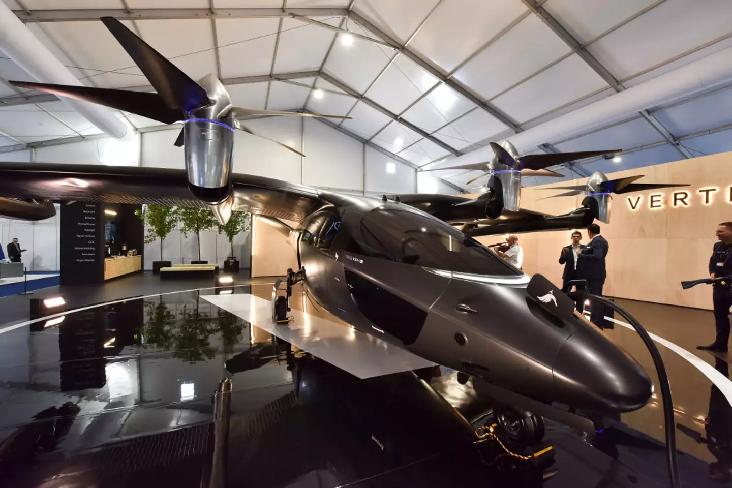 The Vertical Aerospace VX4, the company is expected to be part of the flying taxi drive.