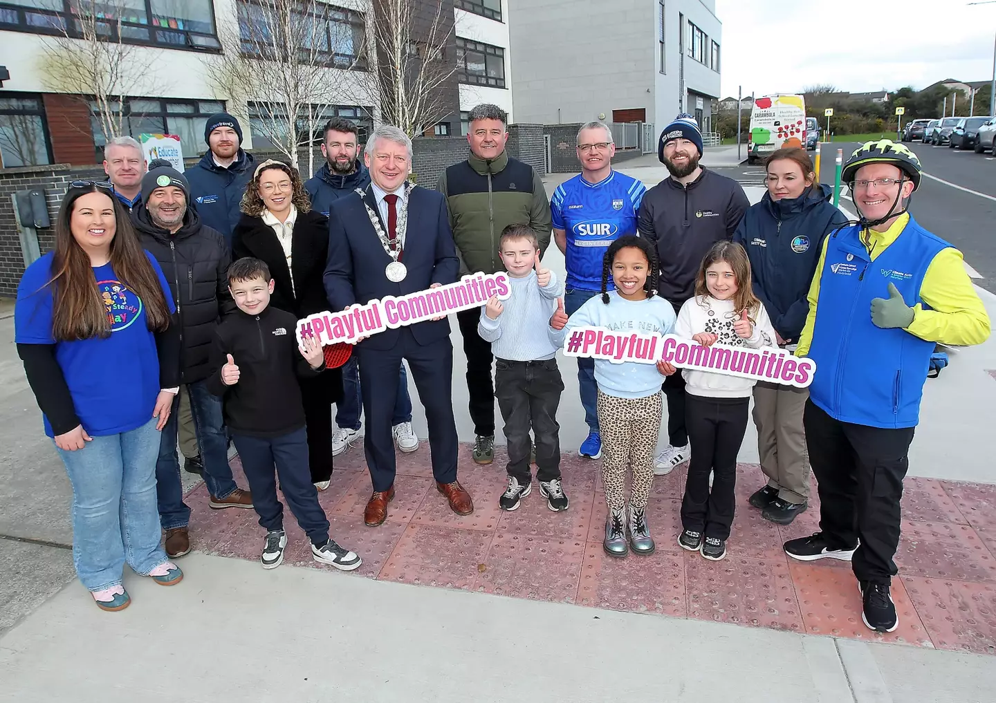 Mayor of Waterford City at the launch of Playful Communities 2025 (Courtesy of Waterford City & County Council Website)