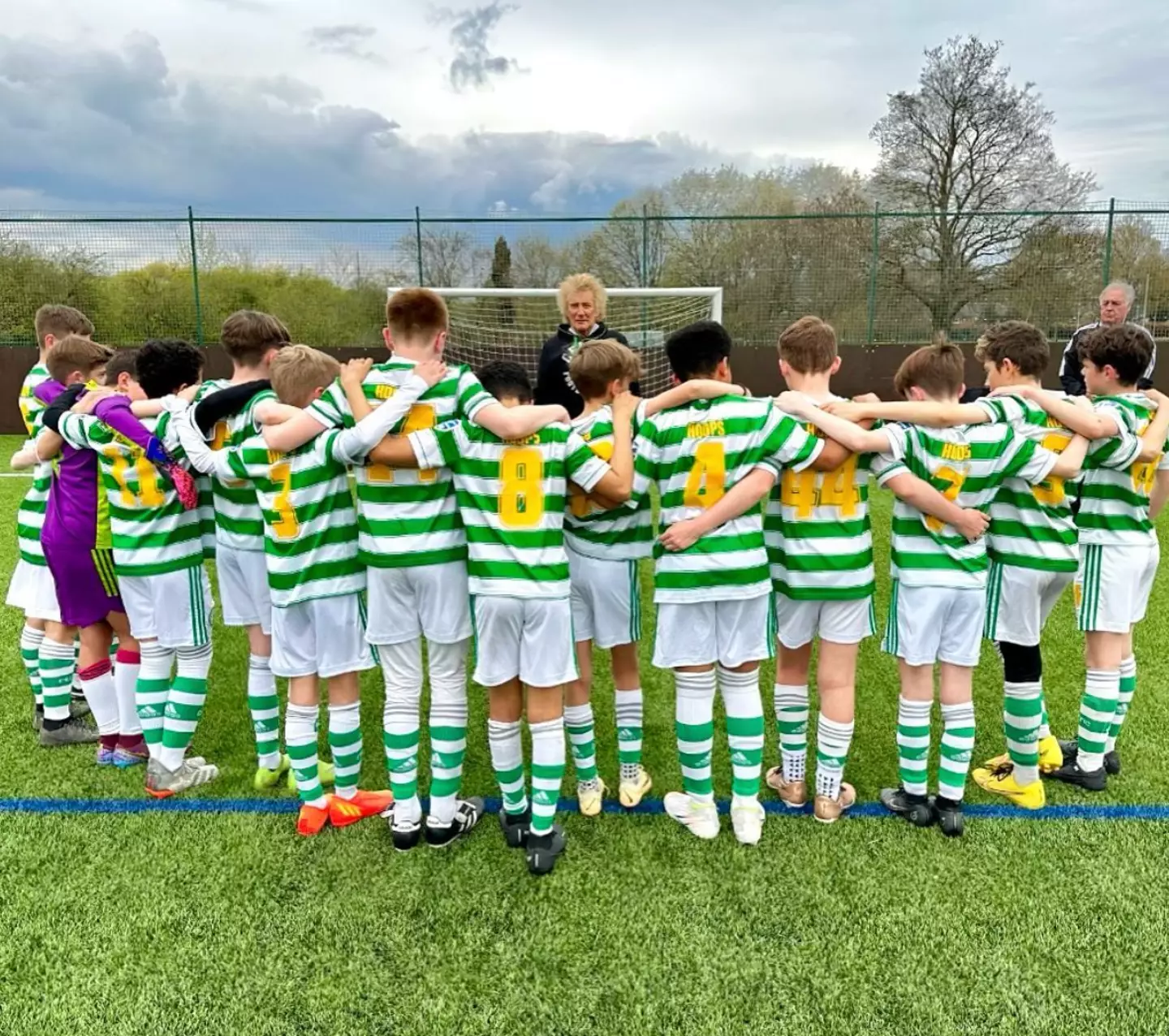 Sir Rod Stewart has even coached local teams.