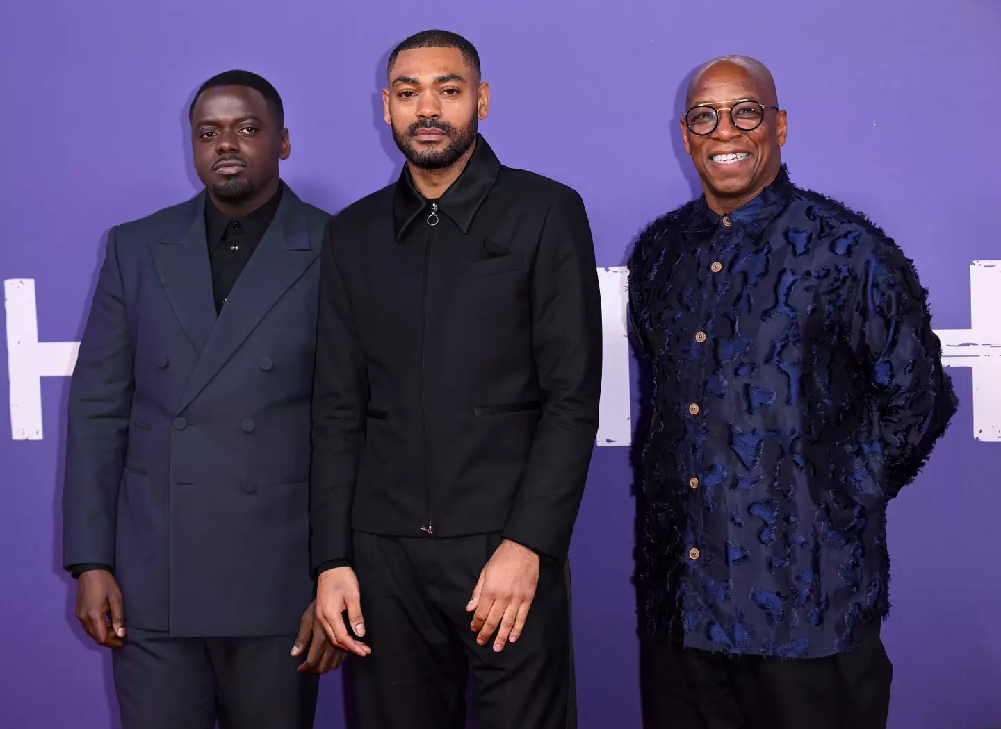 Daniel Kaluuya, Kane Robinson and Ian Wright together at the Closing Night Gala premiere of The Kitchen.