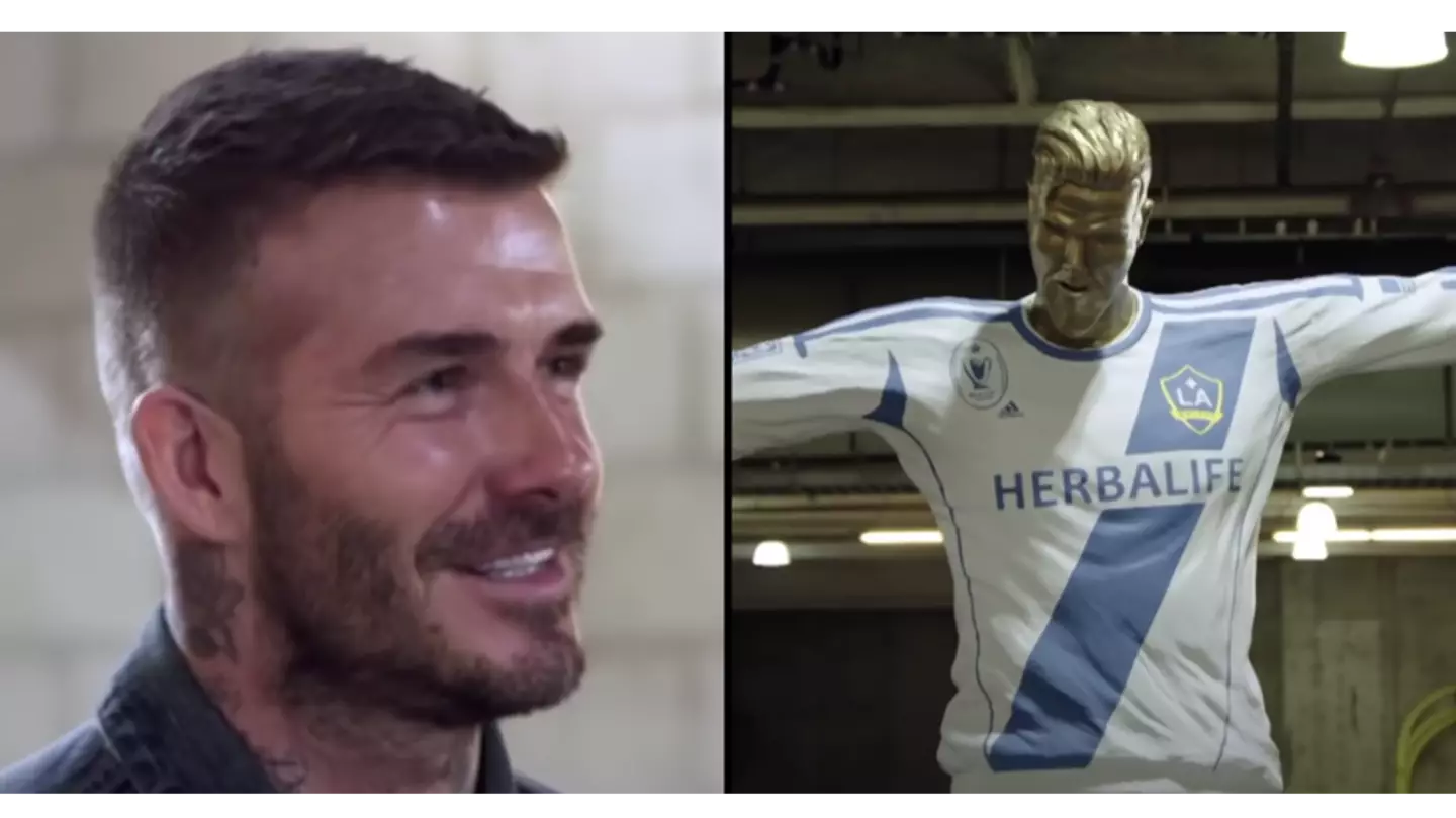 David Beckham praised after reaction to statue prank resurfaces