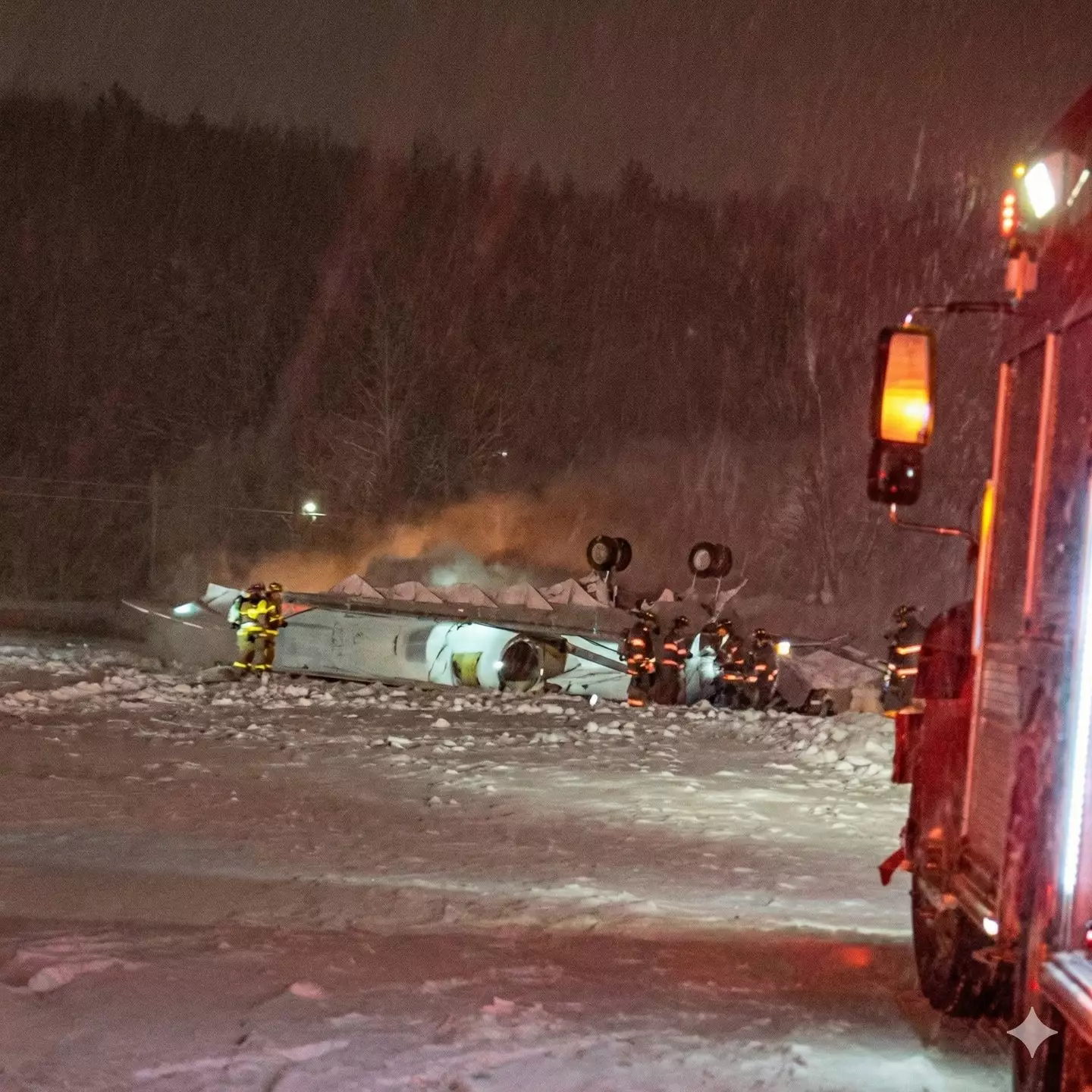 The crash claimed the lives of seven people (X/Aviation BRK)