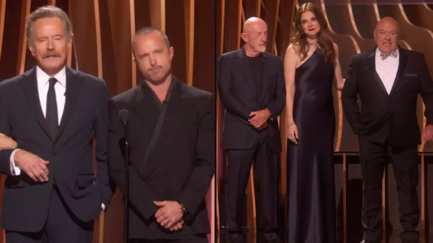 Fans point out major thing missing from Breaking Bad reunion at SAG Awards