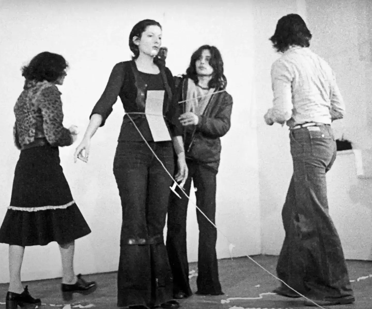 The performance started off relatively tame (Marina Abramović Institute)
