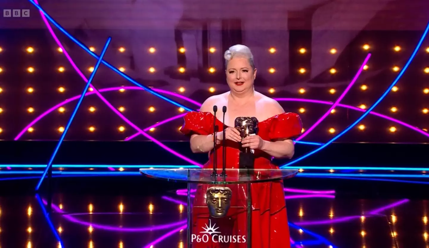 McSweeney picked up the award for playing Sister Michael in Derry Girls.