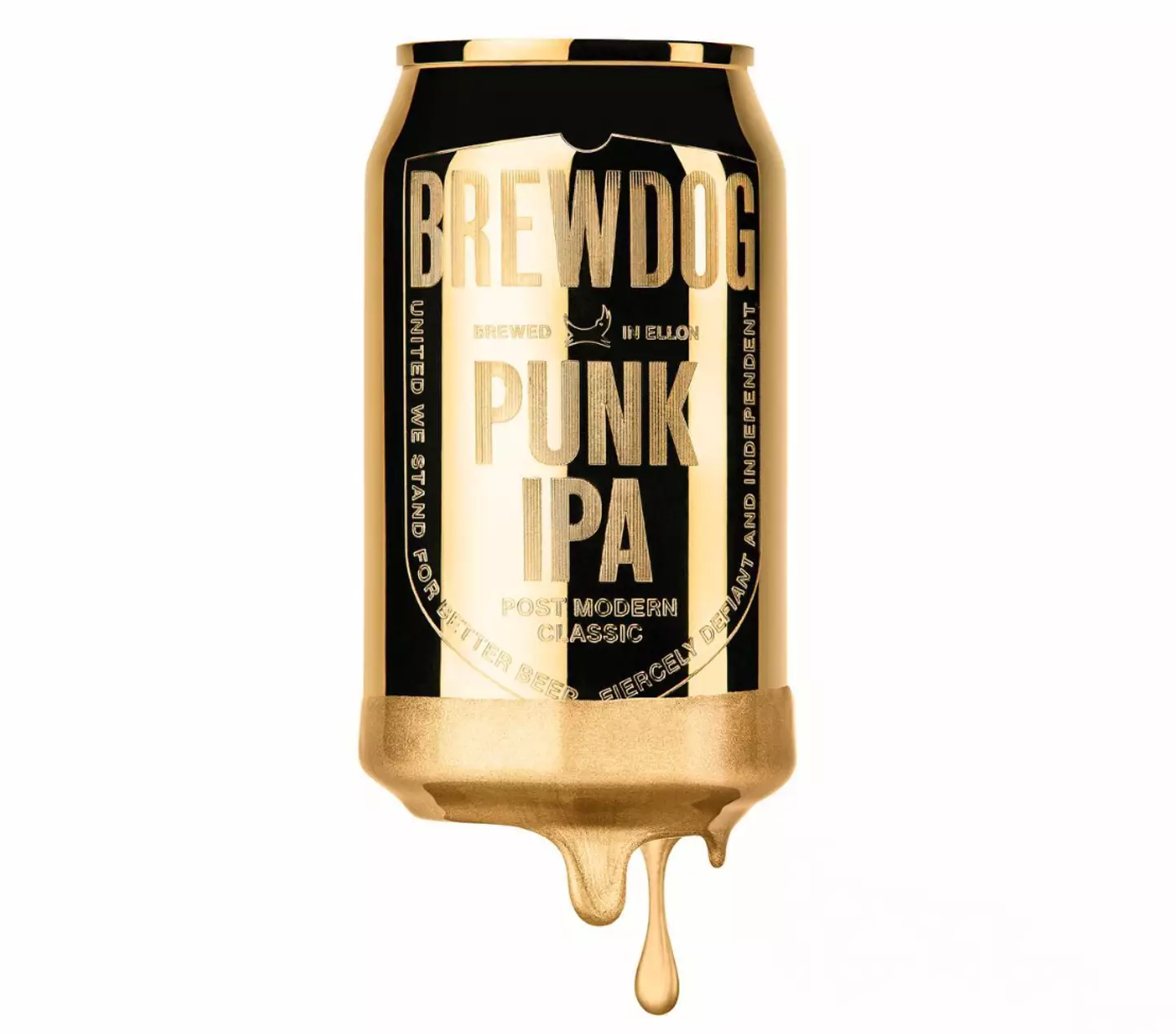 The cans were described as 'solid gold'.