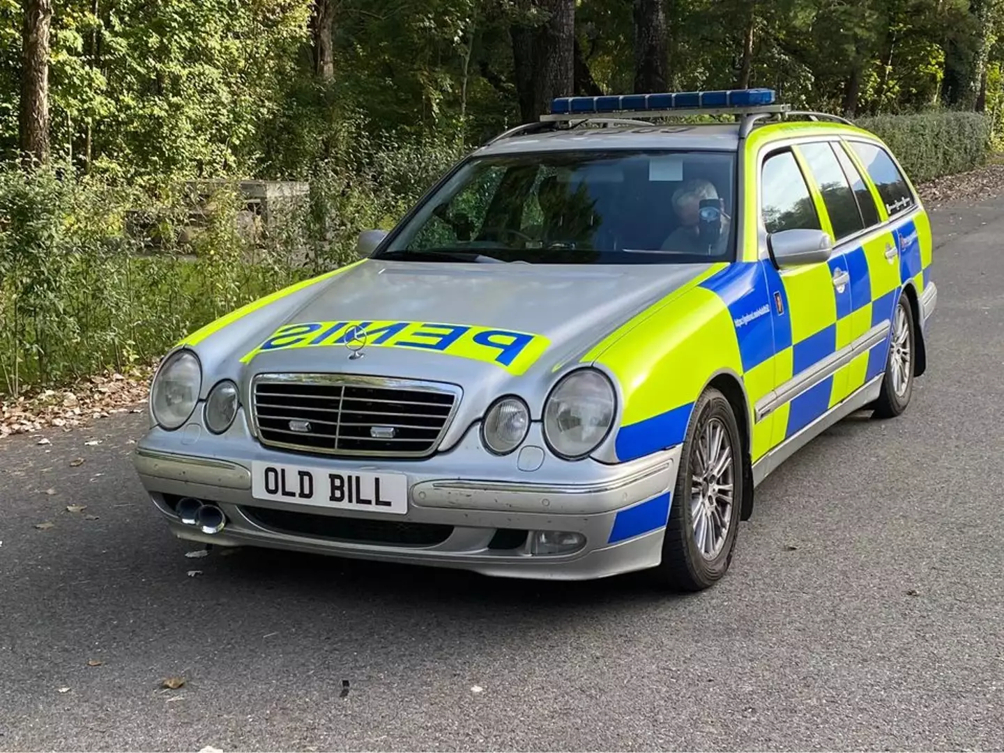 The 'police car' in all its glory.