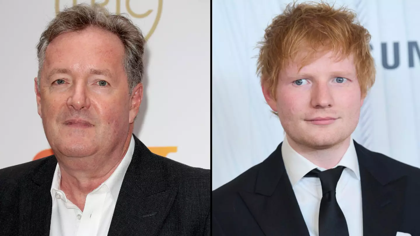 Piers Morgan apologises to Ed Sheeran after account tweets singer calling him 'ginger p***k'