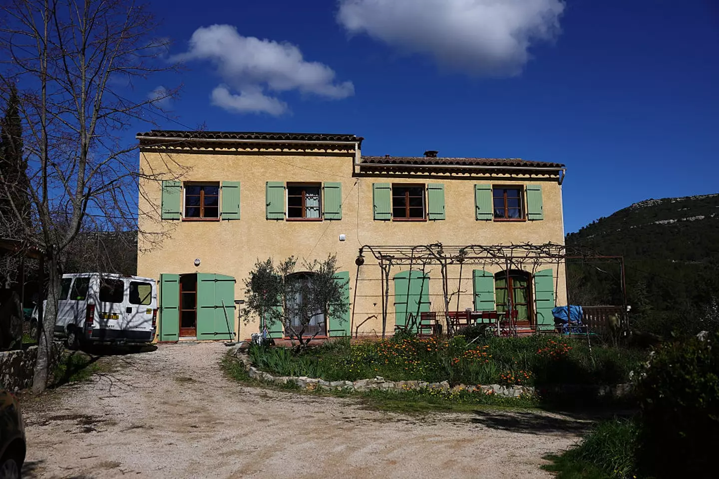 The house of the grandparents of Emile Soleil (CLEMENT MAHOUDEAU/AFP via Getty Images)