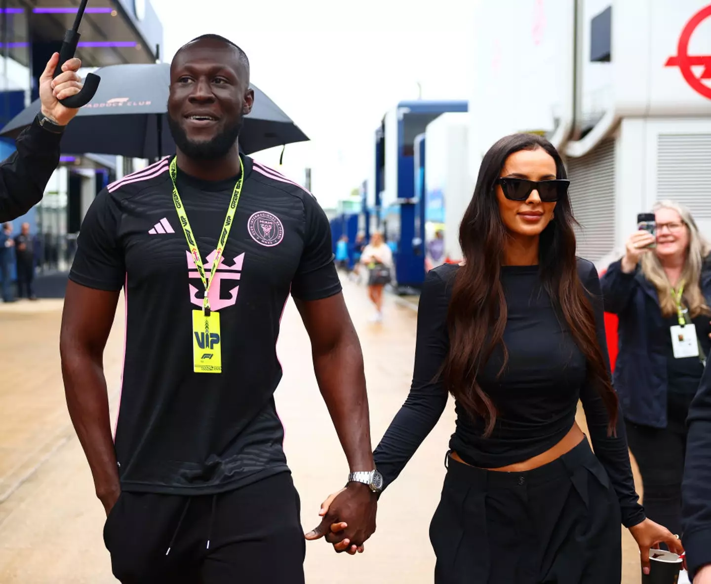 The pair were last seen together at the Silverstone Grand Prix earlier this month. (Bryn Lennon - Formula 1/Formula 1 via Getty Images))