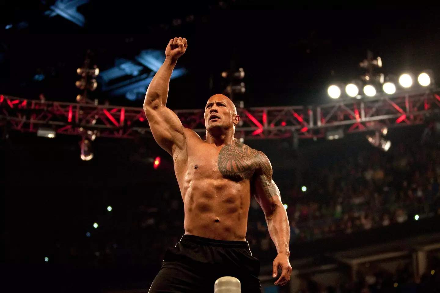 The Rock was said to feel unconscious during his wrestling career.