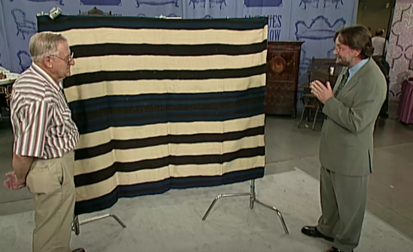 Ted had no idea how much the blanket cost. (PBS)