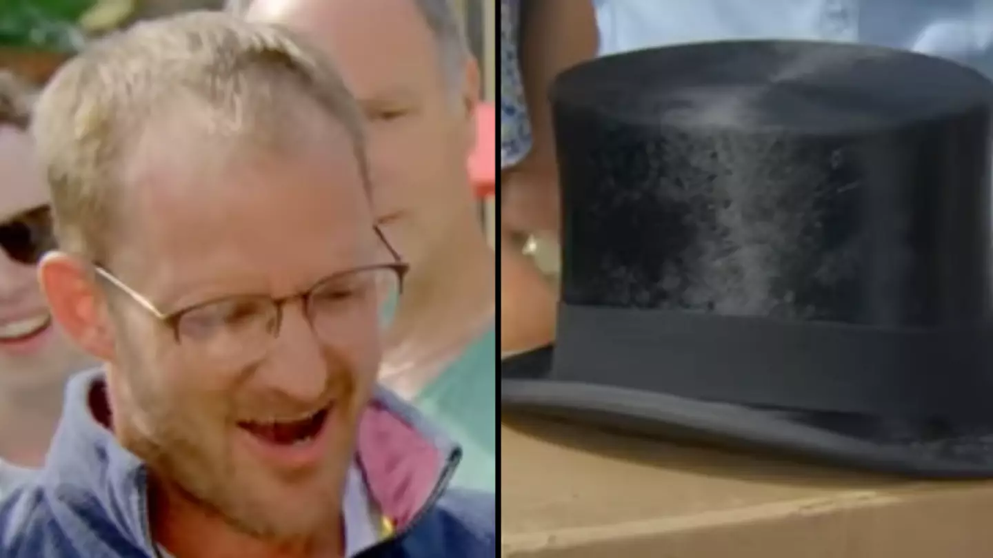 Antiques Roadshow guest shocked at value of Winston Churchill hat he 'found in the dump'