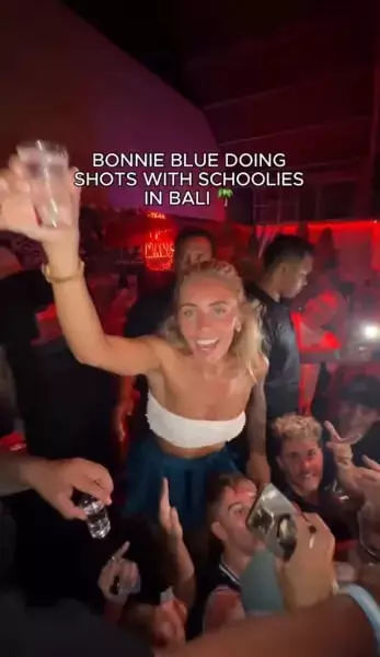 Bonnie Blue was arrested following an alleged 'sex stunt' in Bali (Instagram/@bonnie_blue_xox)