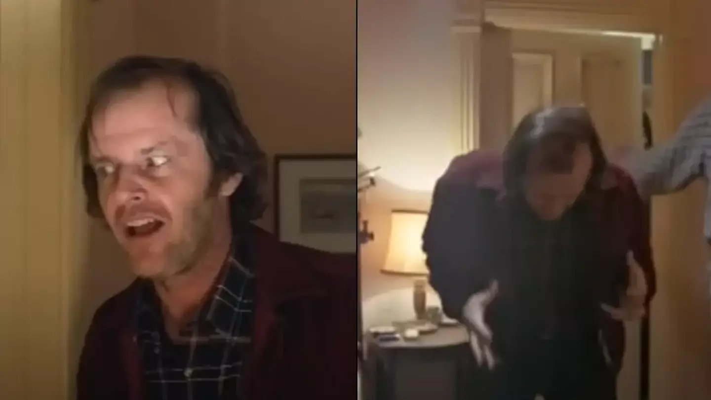 Terrifying footage of Jack Nicholson preparing for iconic The Shining scene is absolute nightmare fuel