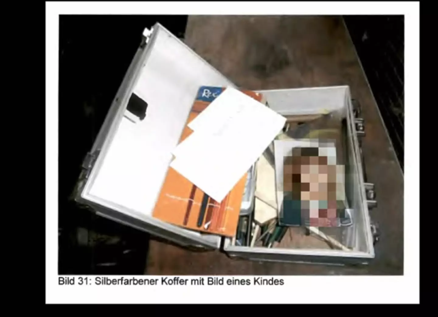 Photos of children recovered alongside phone numbers and an address book (Channel 4)