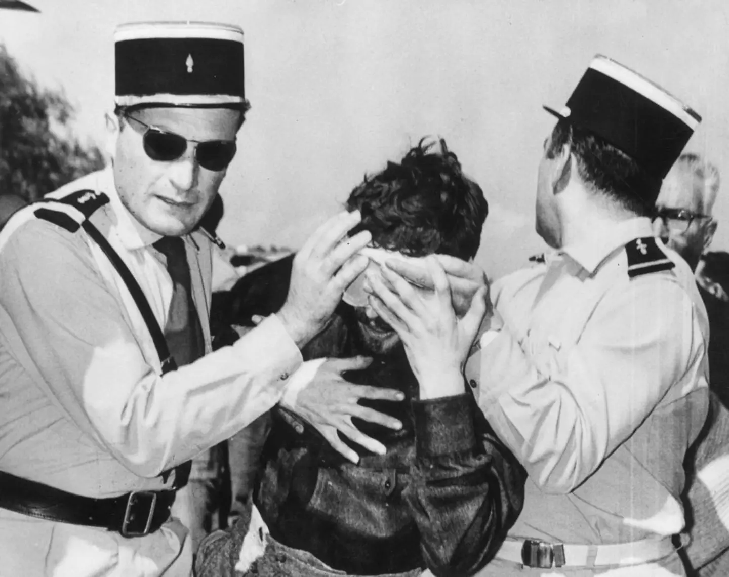 Siffre emerging from the cave after two months in 1962 (Keystone/Getty Images)