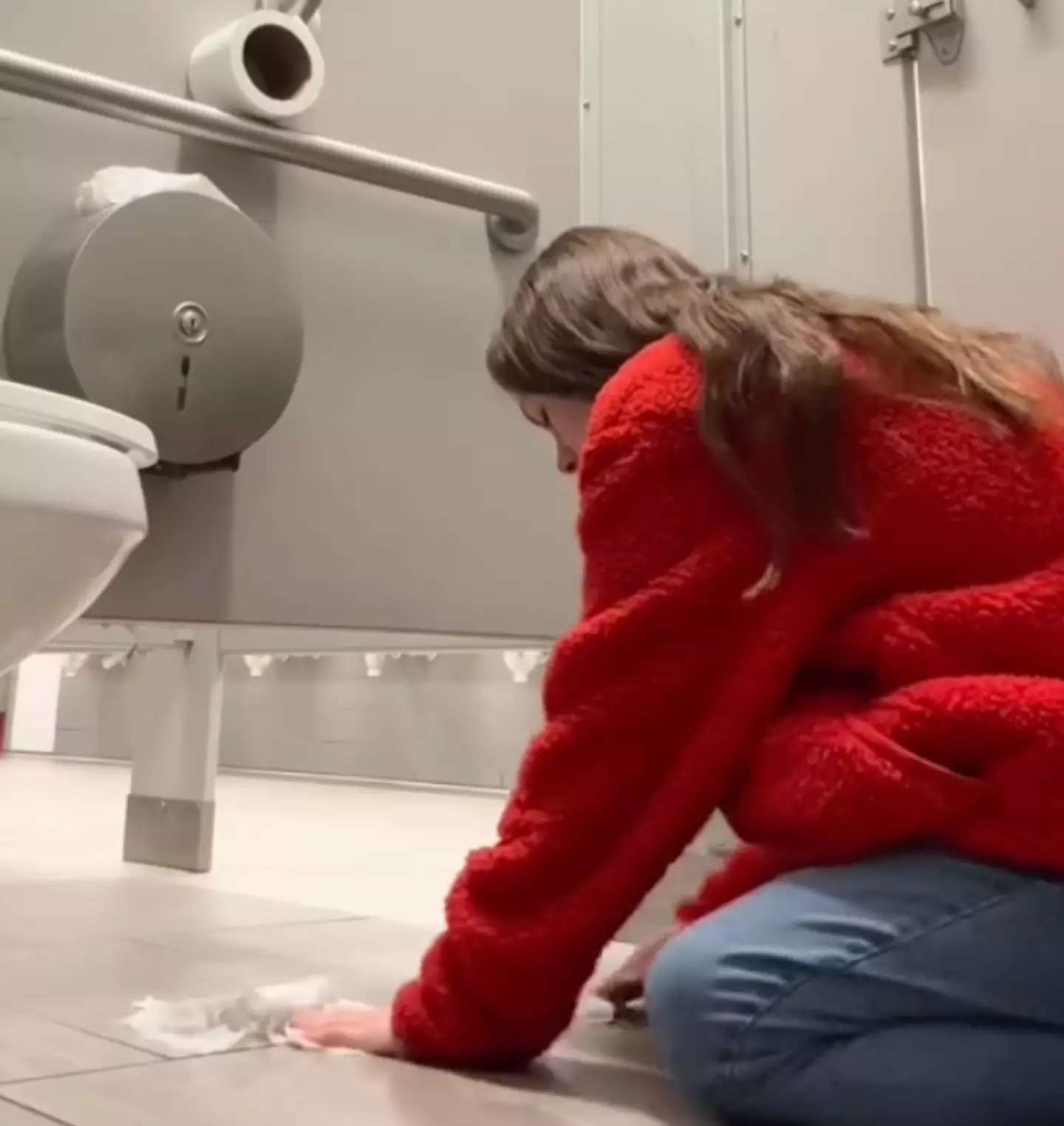 Content creator Madison  - who is known for trolling supermarkets in the past - has 'worked' at a number of her local outlets in the US.