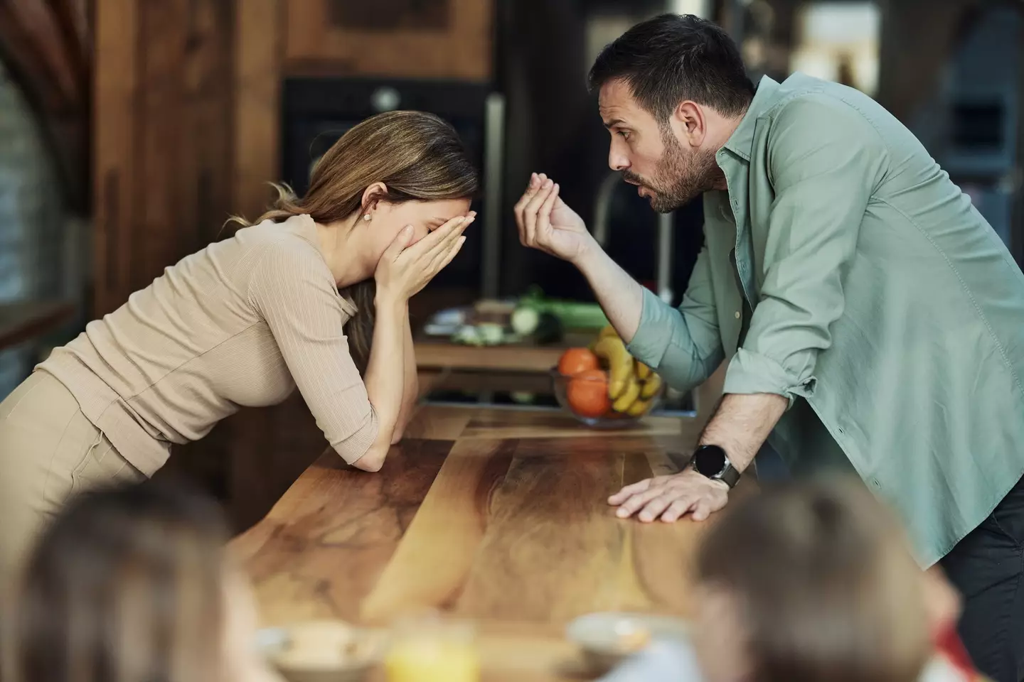 "You never listen, I'm doing the special hand thing and you won't even listen." (Getty Stock Image)