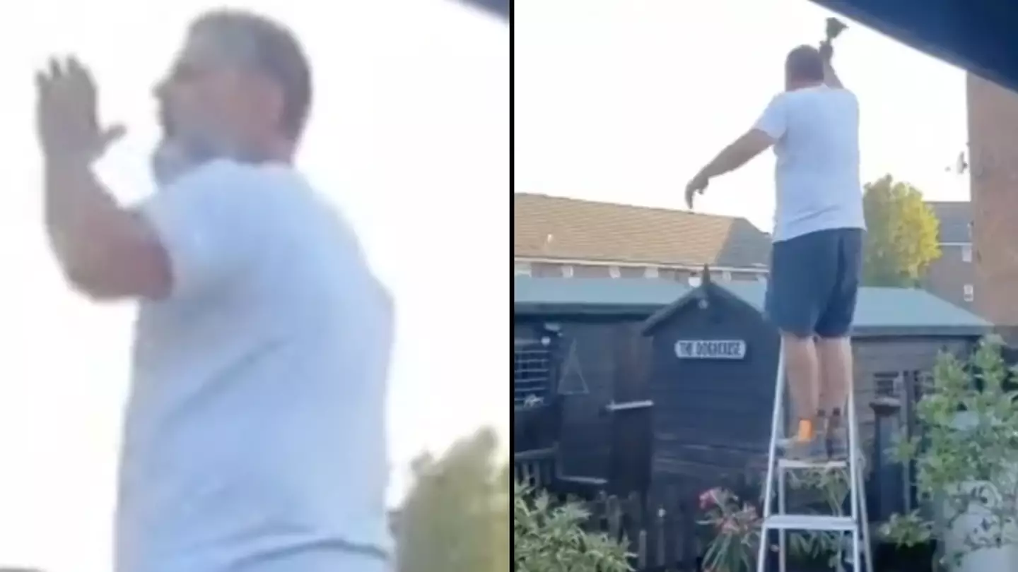 Man announces to whole street there is 'a grass amongst us' to weed out neighbour