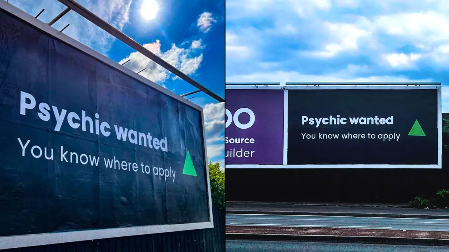 Man buys huge billboard ad for psychic with no contact info as real medium will 'know where to apply'