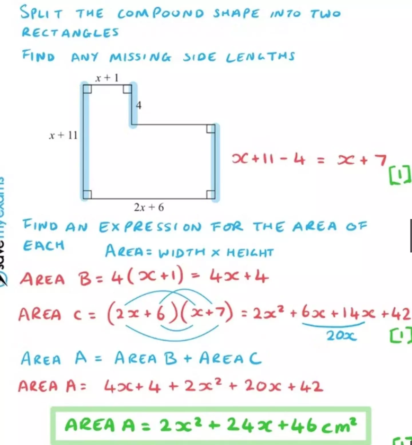 SaveMyExams provided a helpful way to work out this problem.