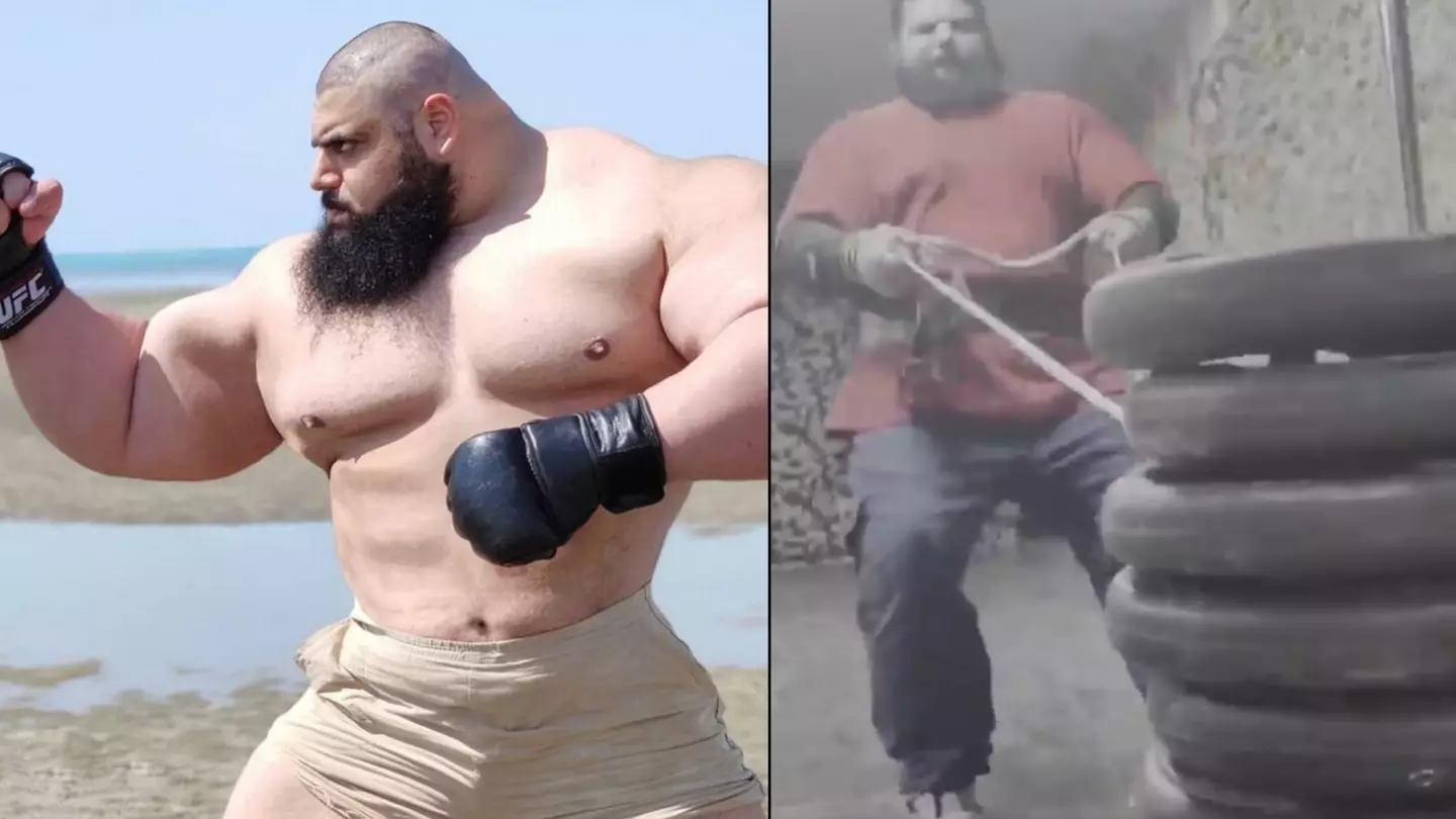 Iranian Hulk's Training Methods Heavily Questioned Ahead Of Martyn Ford Fight