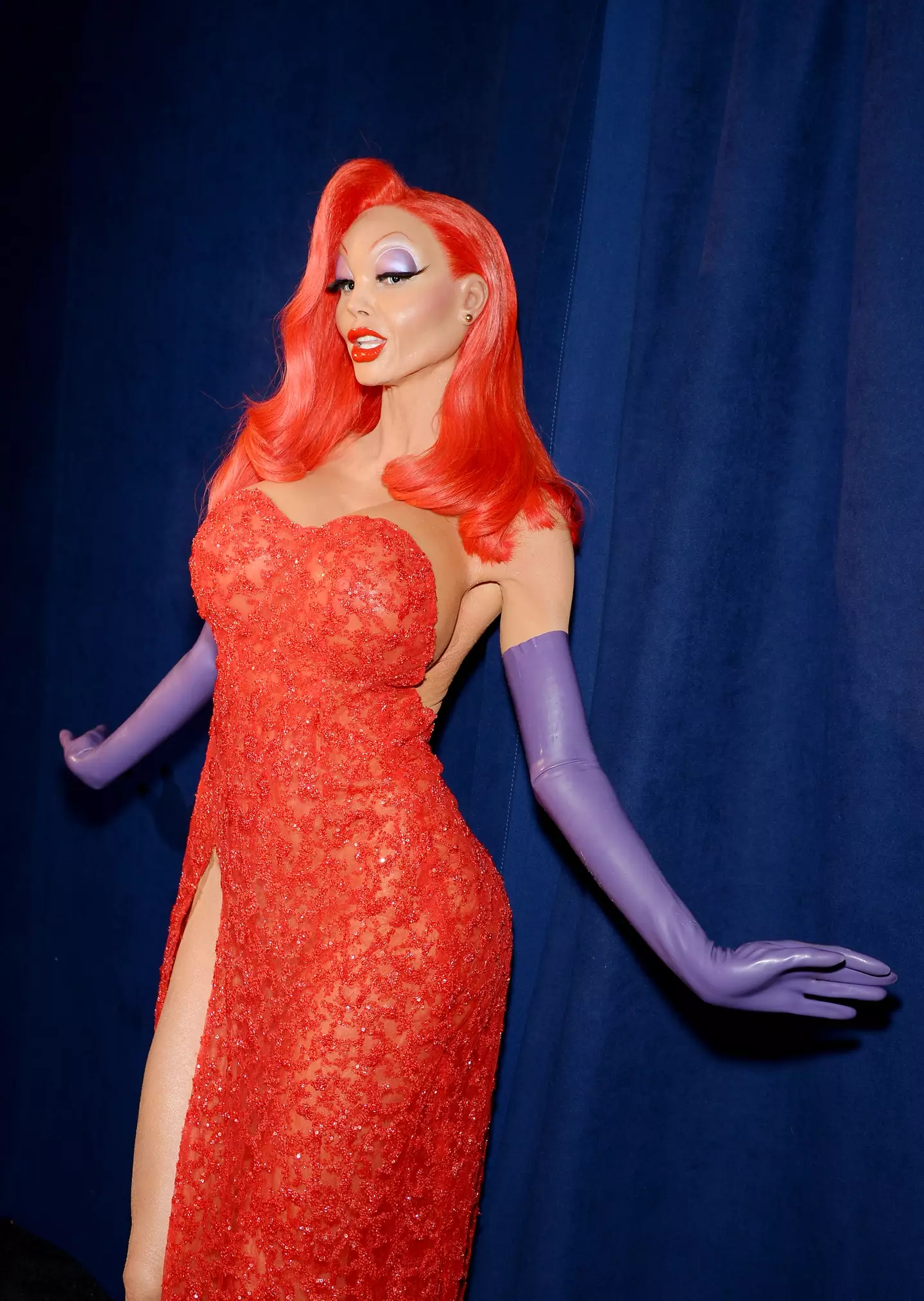 Klum as the iconic cartoon character from Who Framed Roger Rabbit (Andrew Toth/WireImage)
