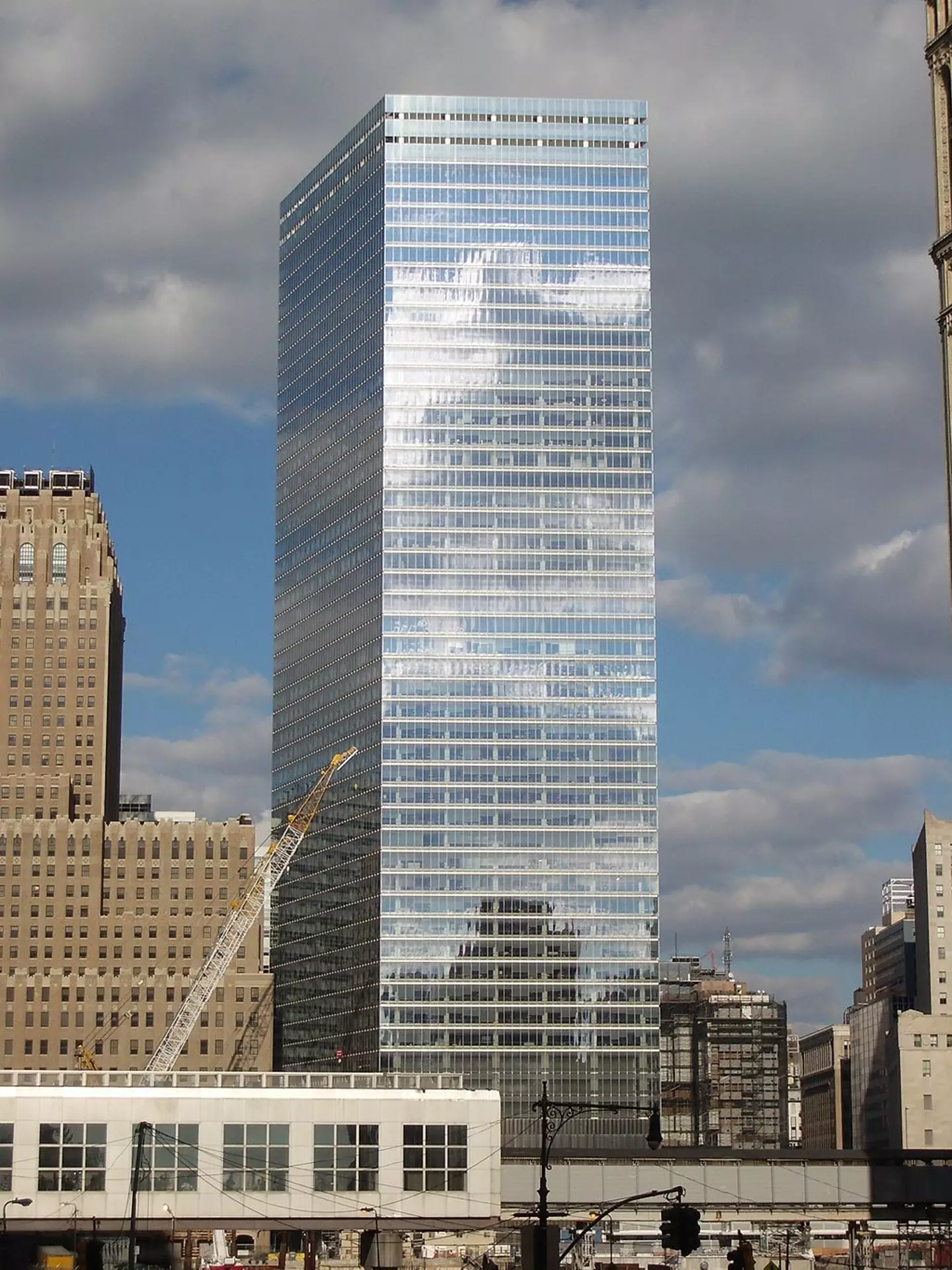 The new Tower Seven, which was rebuilt in 2008.