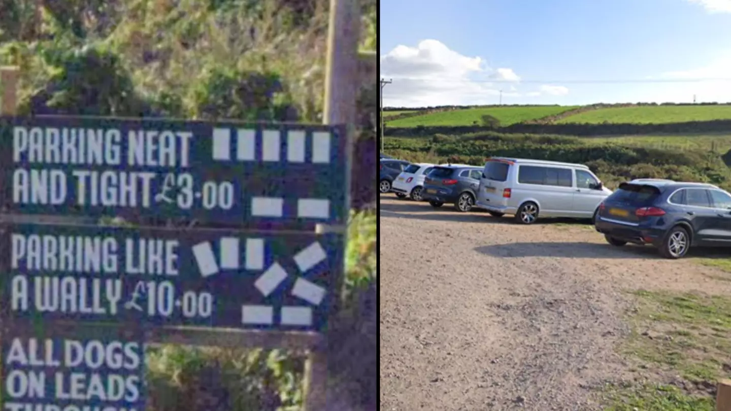 Man who charges people £10 to park 'like a wally' says he's amazed by how many people pay up