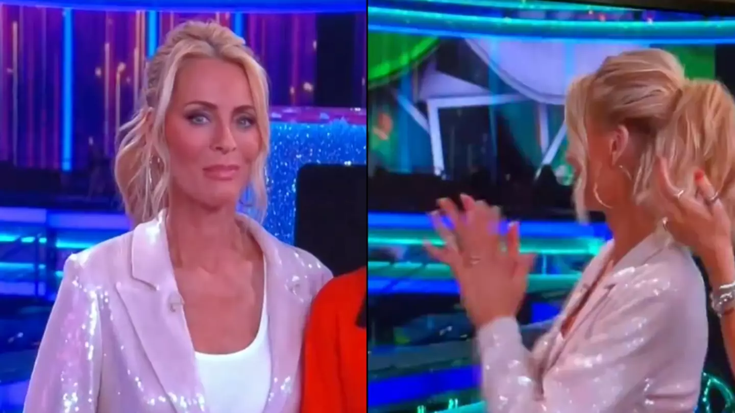 Extremely bizarre clip of Tess Daly ‘not being able to clap’ has been explained