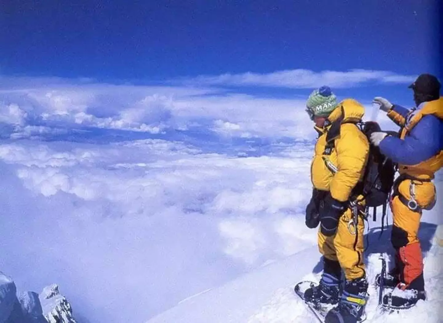 The last ever photo taken of French snowboarder Marco Siffredi (Antoine Chandelier)