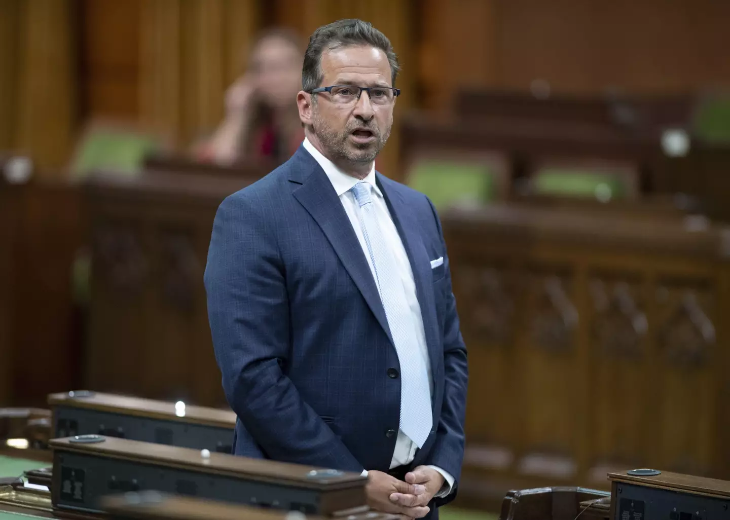 Yves-Francois Blanchet, credit: THE CANADIAN PRESS/Adrian Wyld/Alamy