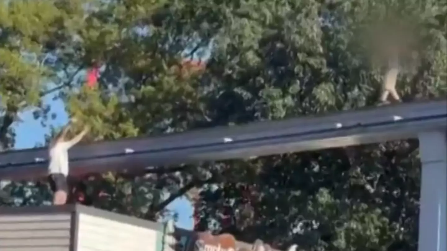 Heart-stopping moment missing child found walking 100ft in the air on monorail track