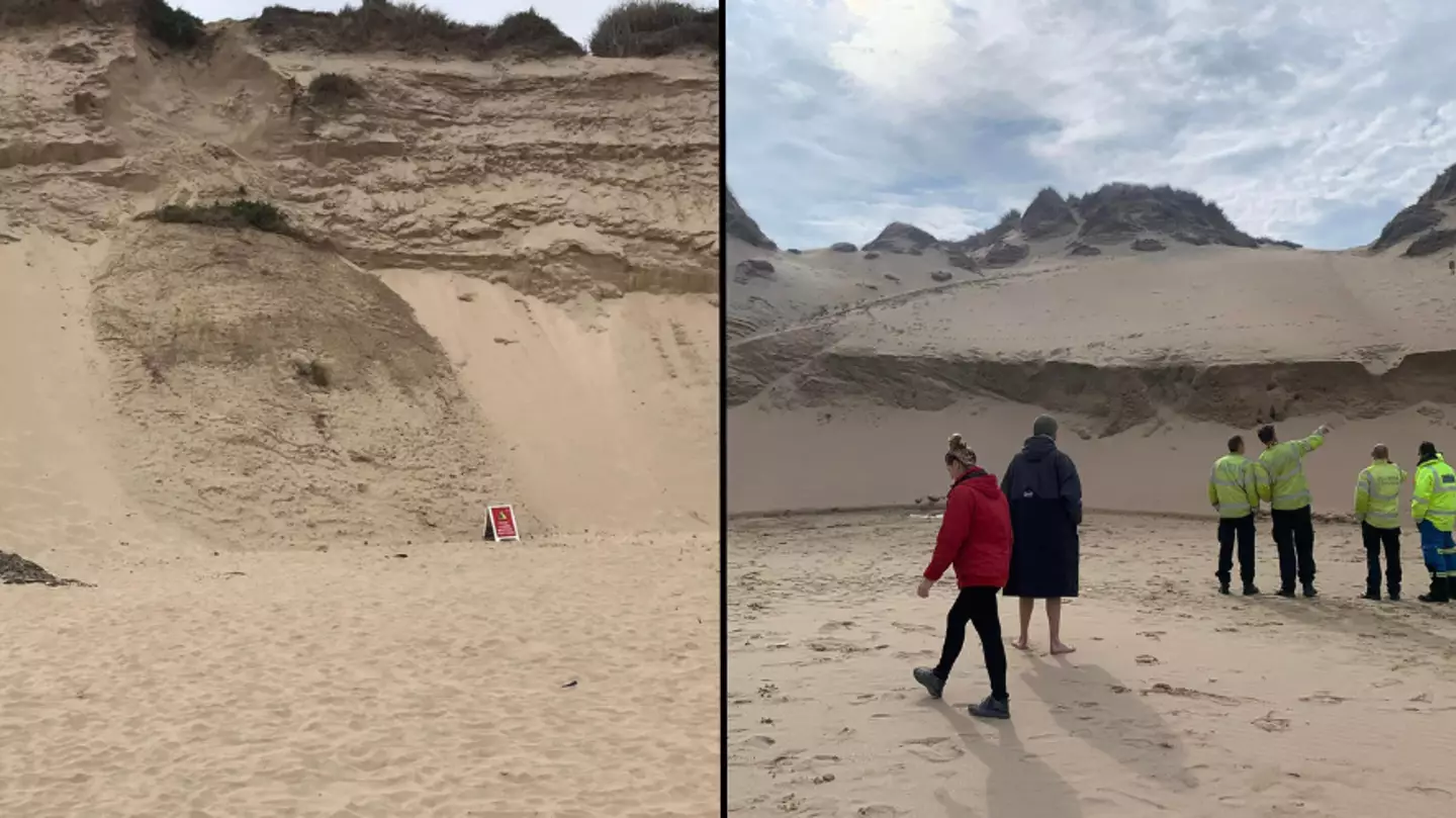 Brits warned over 'life-threatening' risk of sand dunes collapsing at popular beach