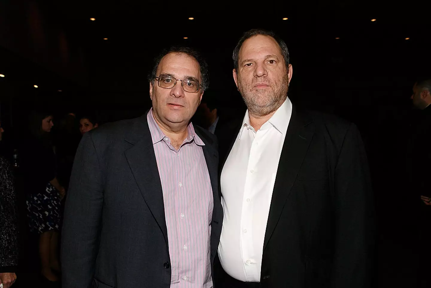Bob (left) is the brother of film producer and convicted sex offender, Harvey Weinstein (right) (Mark Von Holden/Getty Images for Dimension Films)