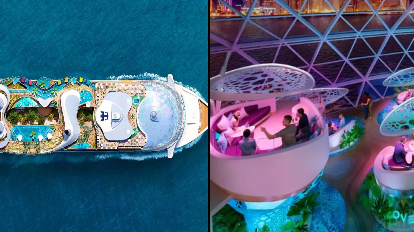 Spectacular images inside world's largest cruise ship five times bigger than the Titanic