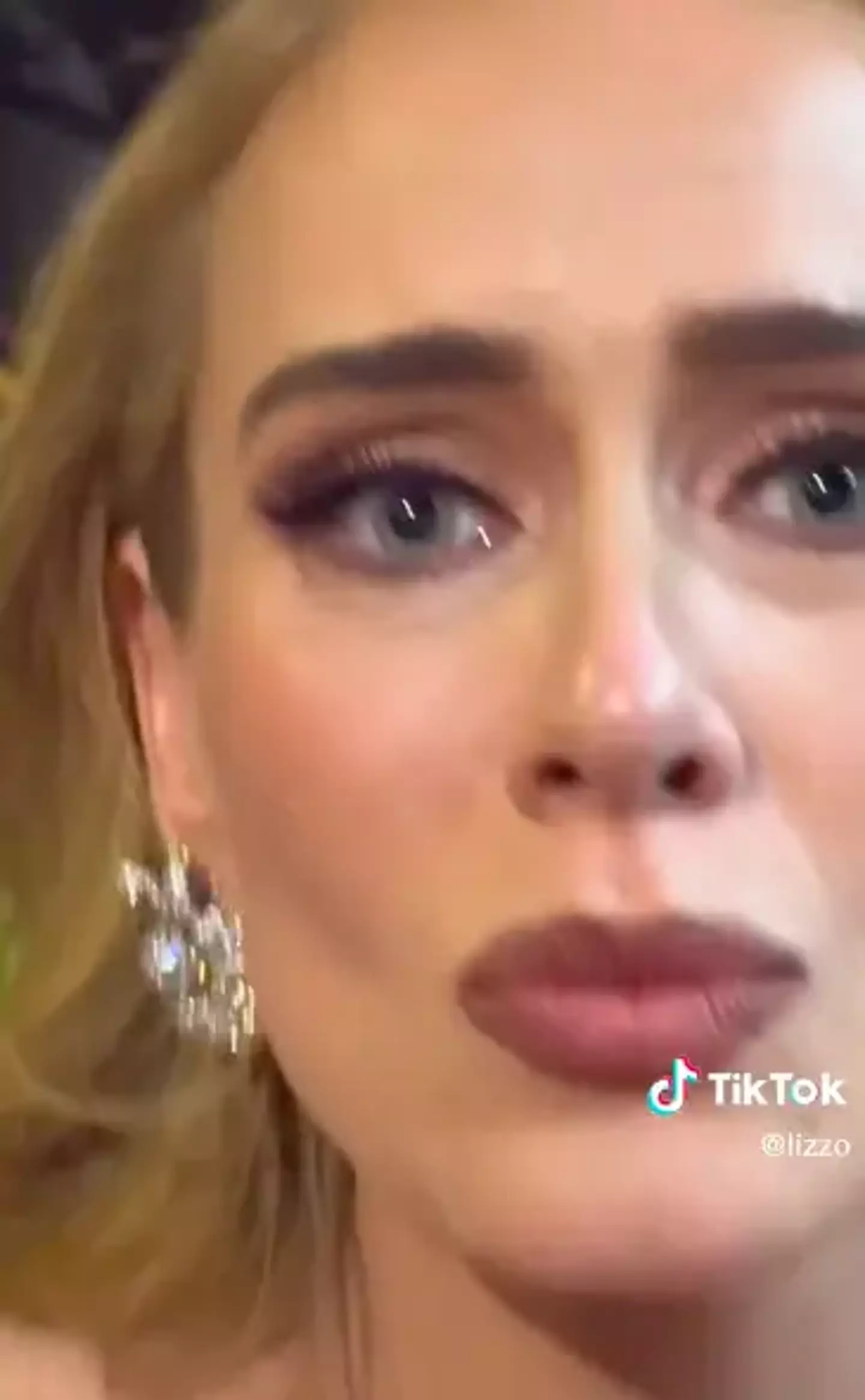 Adele asked why Lizzo was filming her, in feigned horror.