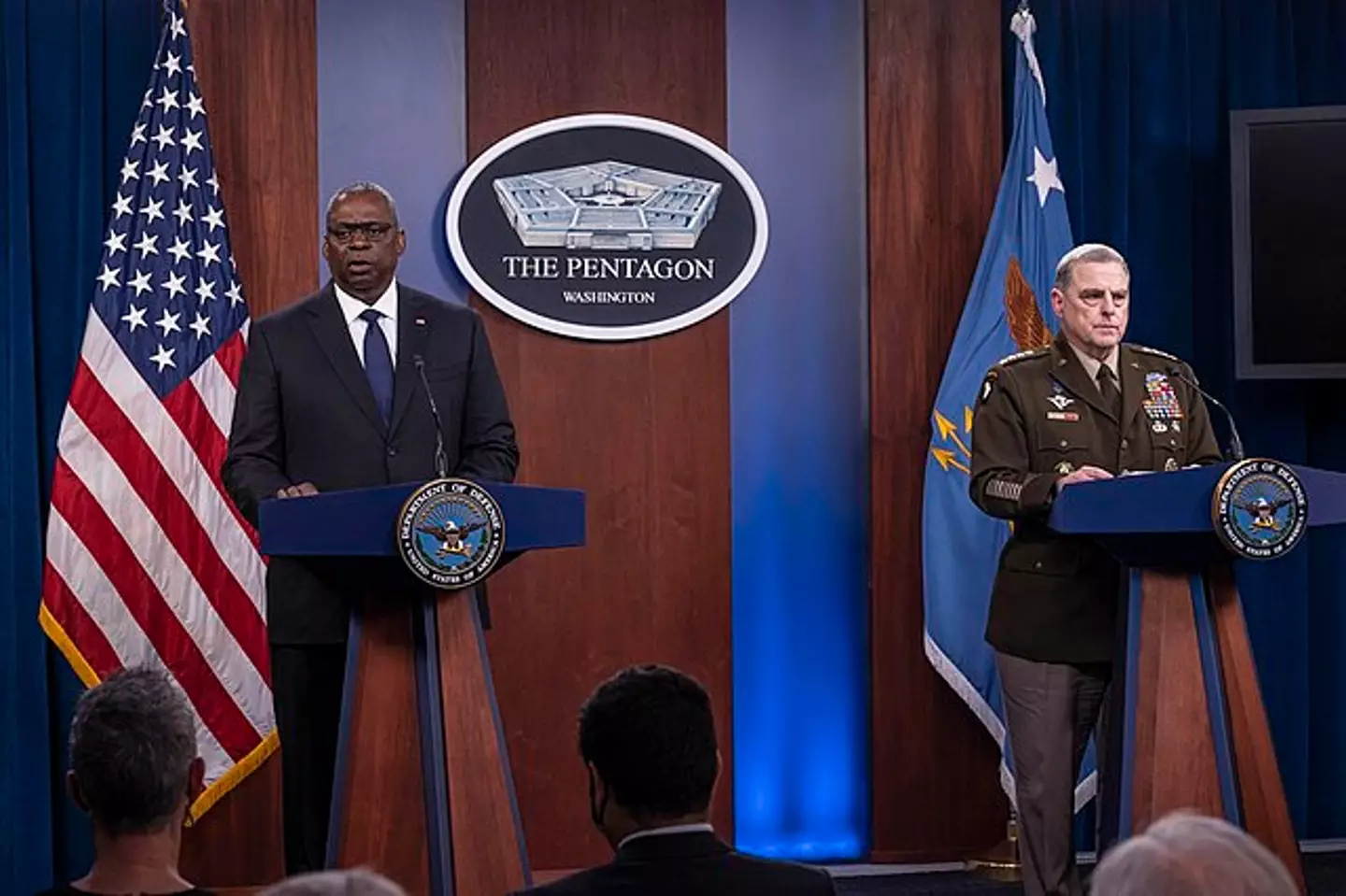 US Defense Secretary Lloyd Austin and Joint Chiefs Chairman Mark Milley spoke about the situation earlier this week.