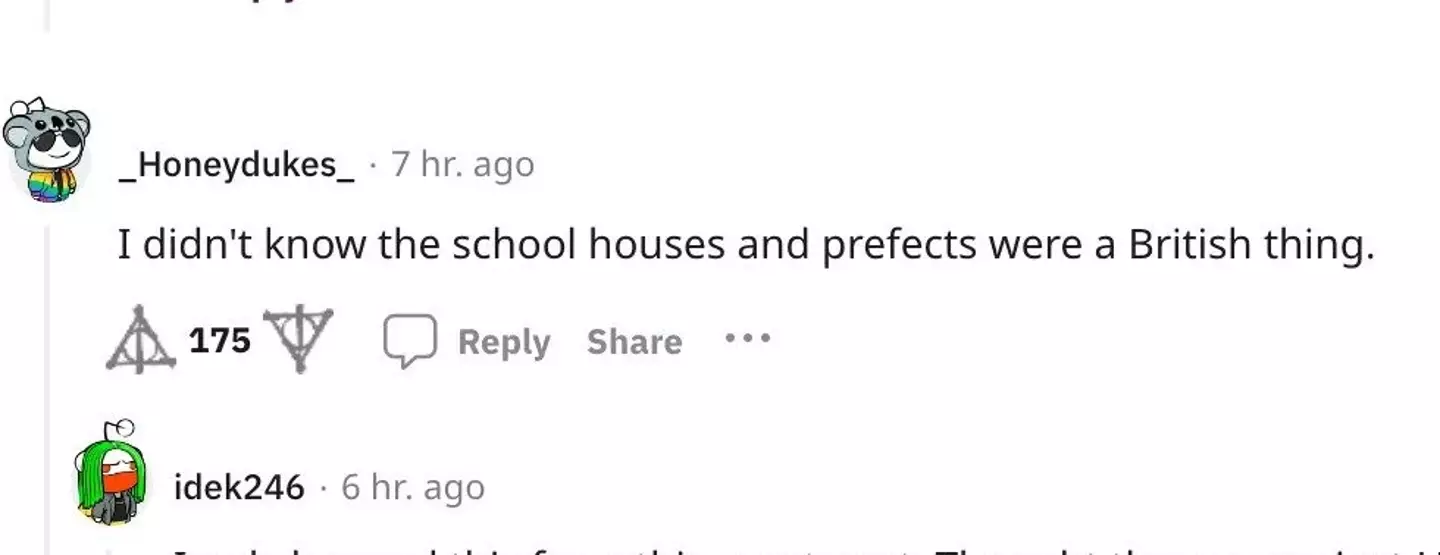 One Reddit user thought school houses were magic.