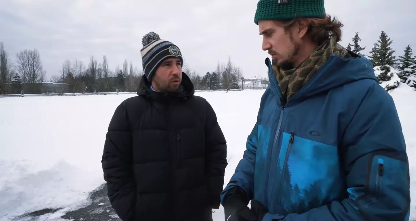 Mykahilo Teslenko guided them around. (Yes Theory/YouTube)