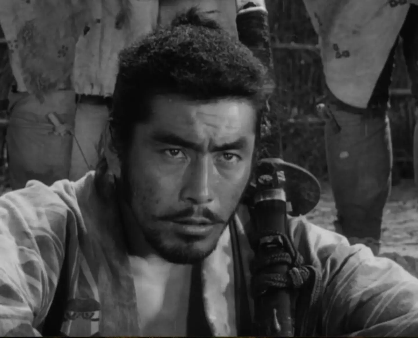 Toshiro Mifune in Seven Samurai.