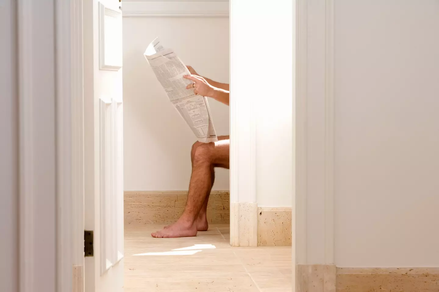 Does your boyfriend spend an abnormally long time in the bathroom? (Getty Stock Image)