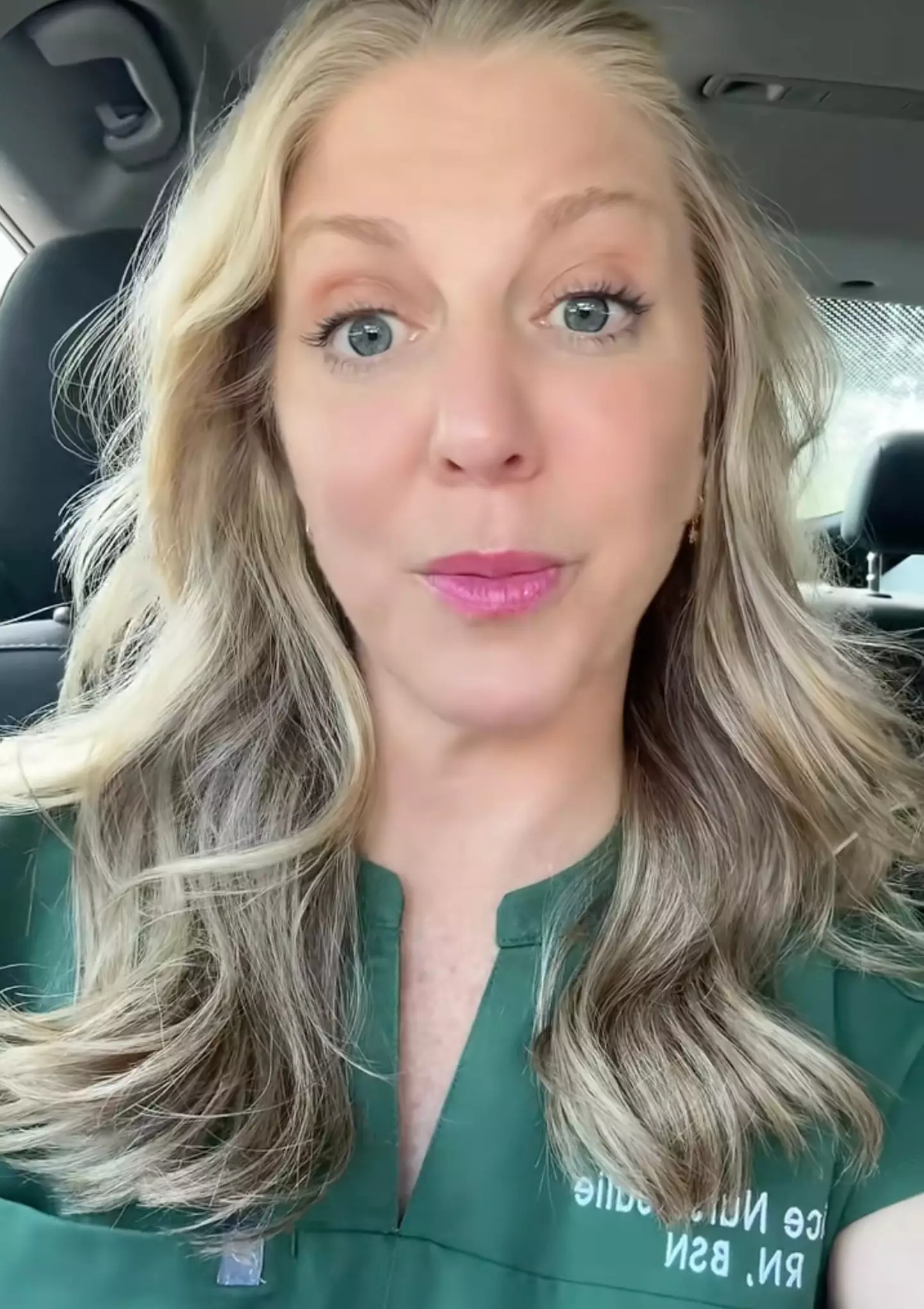 The hospice nurse explained what led to her sobriety 'truly taking off' (TikTok/@hospicenursejulie)