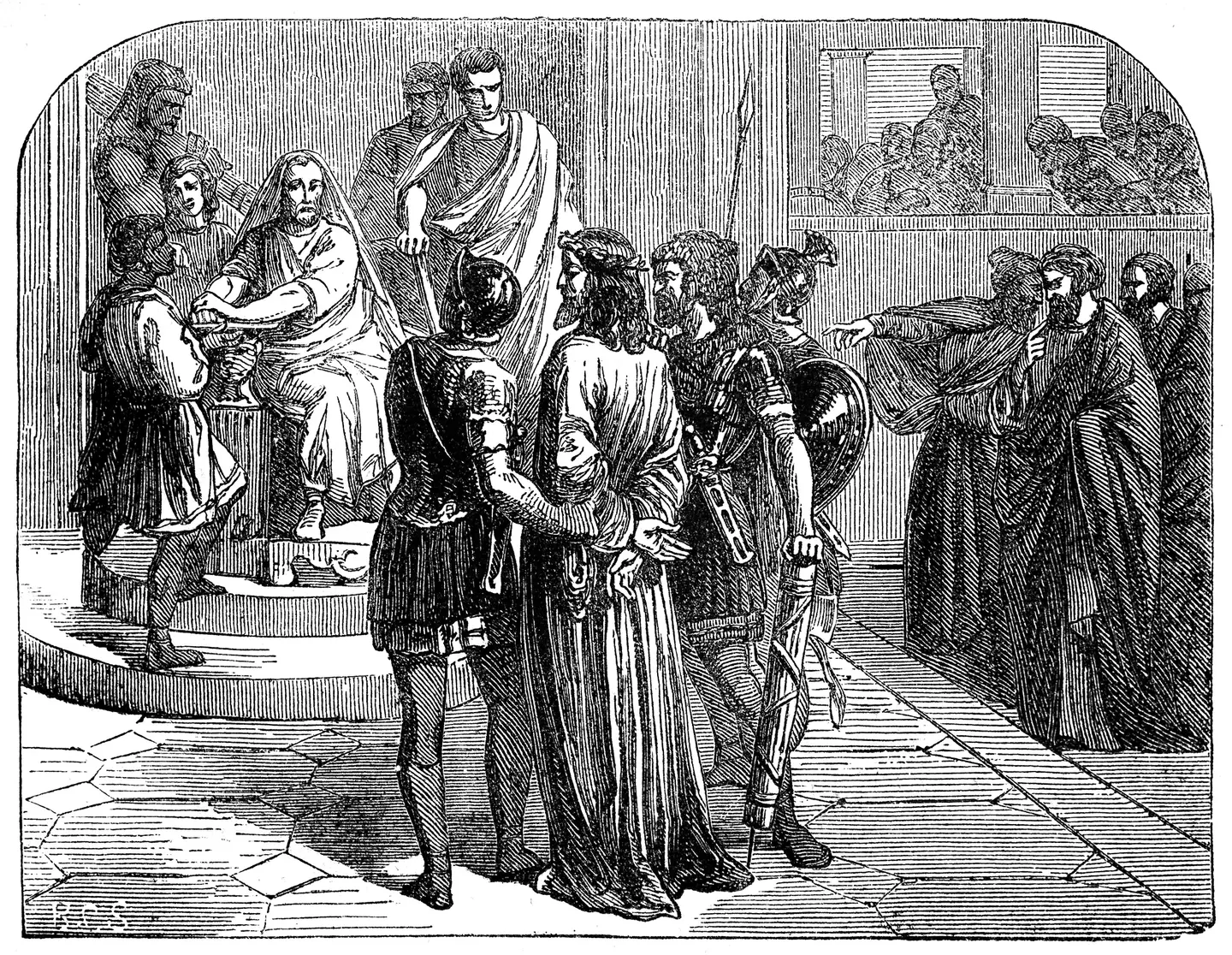 "Wouldn't it be strange if my entire life was remembered for this moment? Anyway, guilty." (1863 Ilustración Artística/Getty)