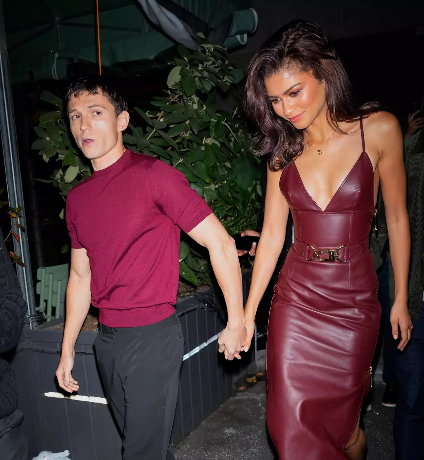 Zendaya and Tom Holland have managed to upstage the award winners at last night's Golden Globes (XNY/Star Max/GC Images)