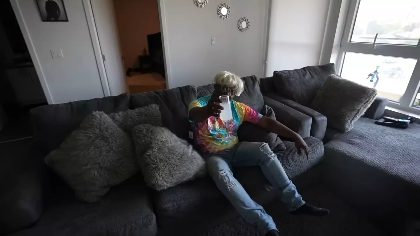 The YouTuber acted out scenes from the Netflix show.