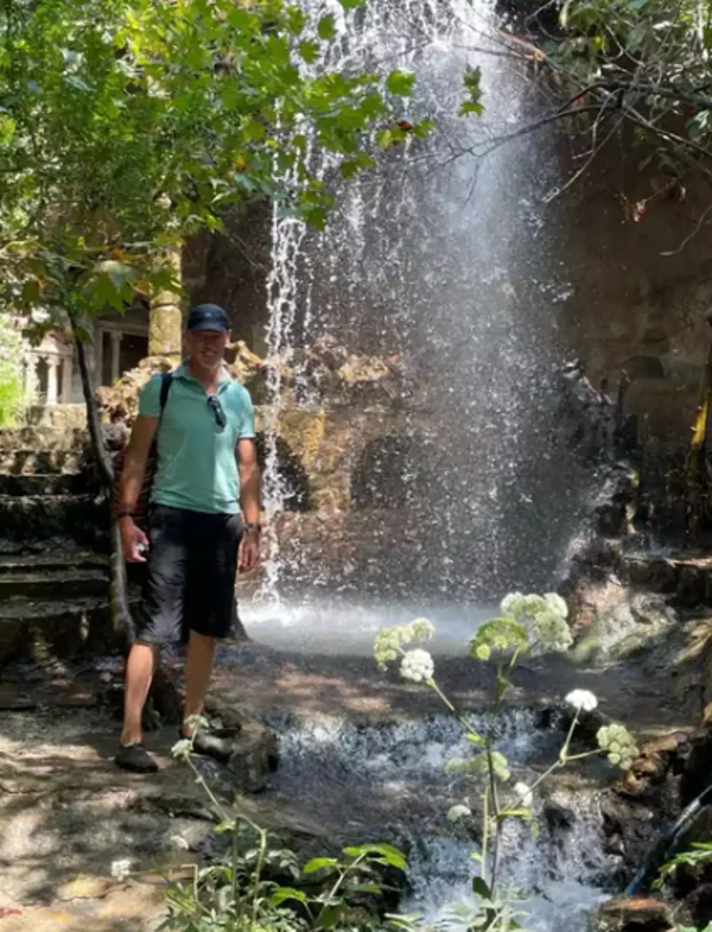 He cut his leg while visiting a waterfall. (Collect/PA Real Life)
