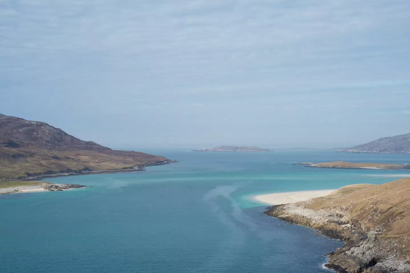 Traigh Mheilein beach is on Scotland’s Isle of Harris.