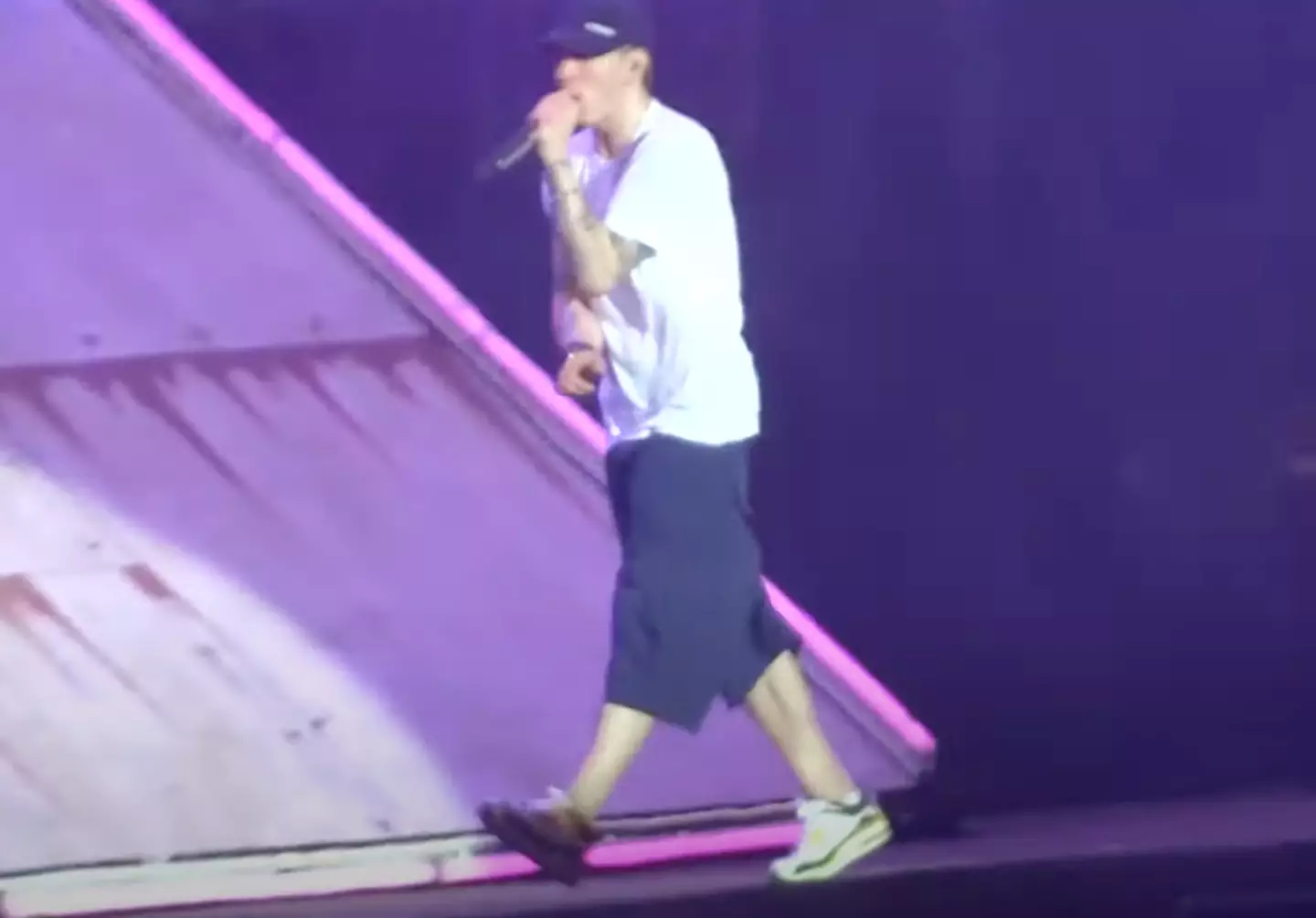Eminem has stopped performing the infamous song.